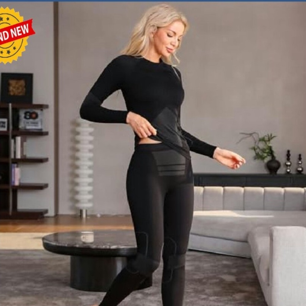 NOOYME Thermal Underwear Base Layer Women Long Johns for Cold Weather, Medium